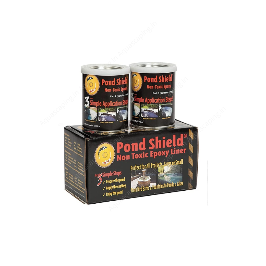 Pond Armor Pond Shield Epoxy Paint - 1.5-Quart (Black/Sky Blue) India