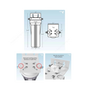 Single Clear 10-Inch Canister w/Tubing