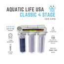 Aquatic life Classic 3 Stage 100 GPD 0 TDS water