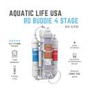 Aquatic life RO Buddie 4 Stage 50 GPD 0 TDS water