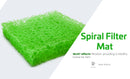 Spiral Filter Mat Green