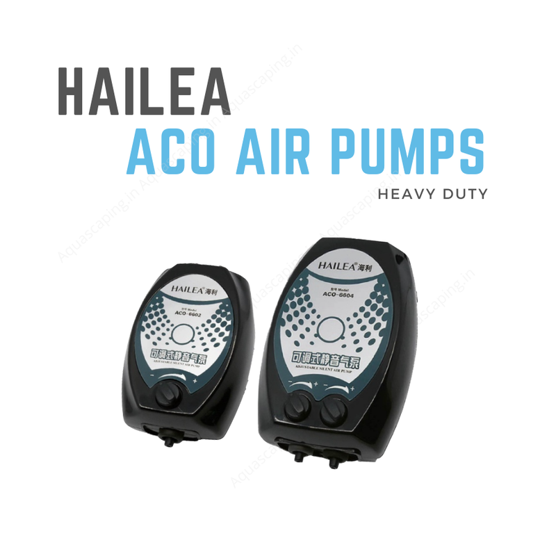 Hailea ACO heavy duty air pump for small and large aquariums high pressure silent with rubber feet  also use with neo air diffusers and monster fishes