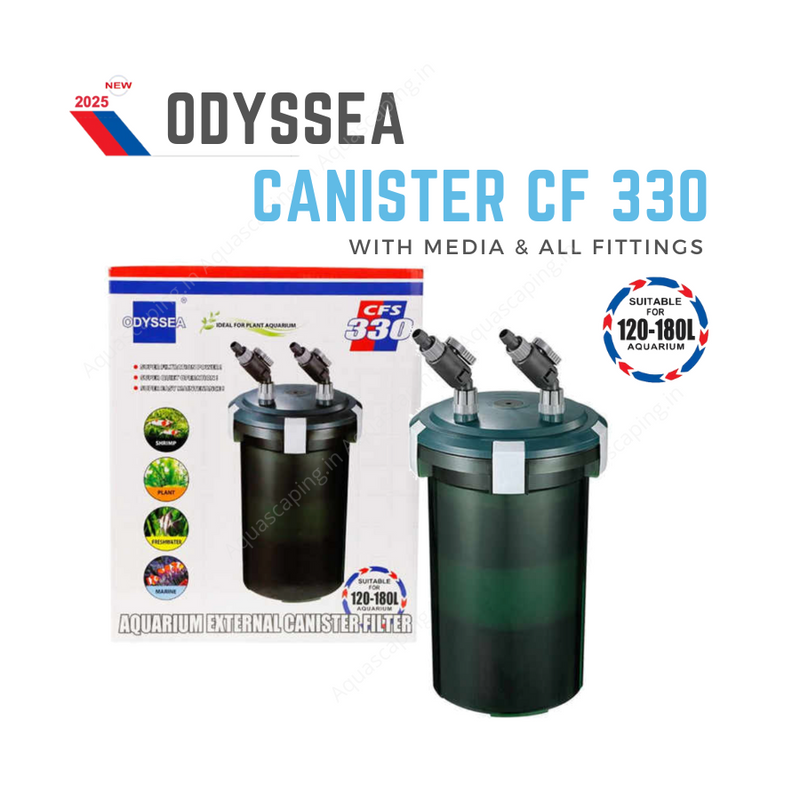 Odyssea Canister CFS 330 Buy India Aquascaping 