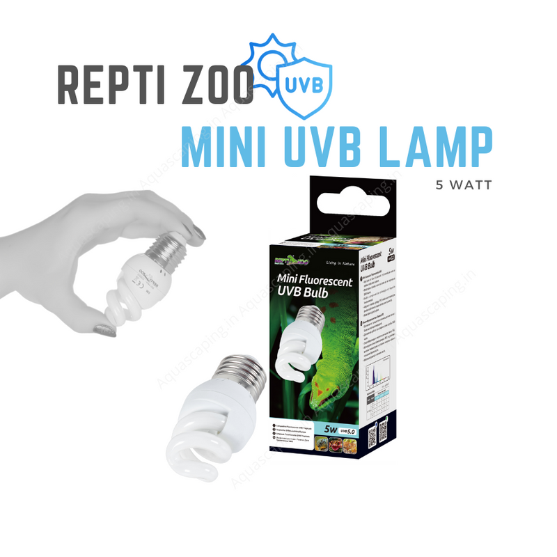 Repti Zoo UVA with UVB mini lamp SCT 5005 5 watts for small reptiles turtles India 