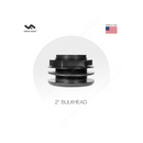 aquarium bulkhead 2'' front close up view Inside Slip/ Outside Thread