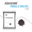 aquasand punalu gravel 3-5 mm aquarium substrate premium quality India 100% natural rounded pebble gravel