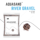 aquasand river gravel 3-15 mm aquarium substrate premium quality India 100% natural