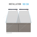 demo of x60 on 180 cm planted aquarium by aquascaping.in