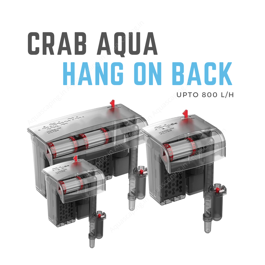 Hob Filter Disassembed Crab Aqua HOB Filter upto 800L/H