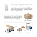 verve aqua hardscape rocks sacks and kits defined for aquarium aquascapes along with packing instructions