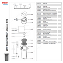 Eheim O Ring for 2211 / 2213 / 2215 & 2217