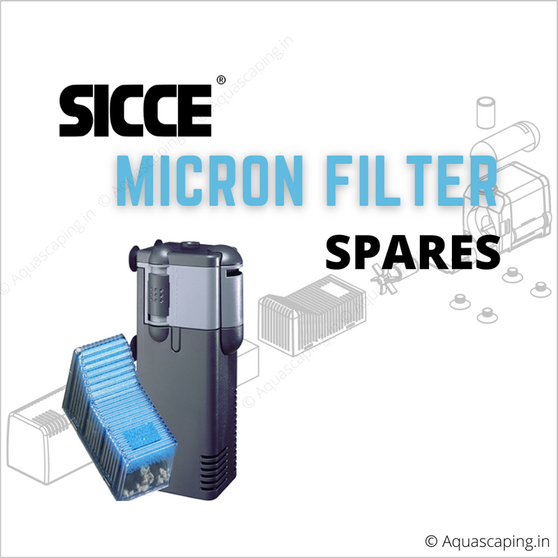 sicce micron and nano micron spare parts foam rotor internal filter aquascaping India