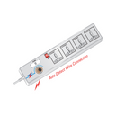 Universal Extension Cord 4 Socket with Spike Protection