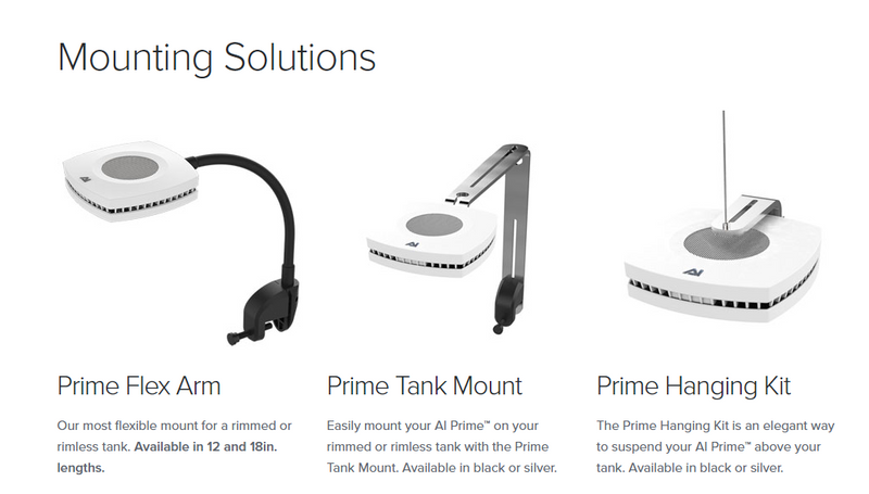 Aquaillumination Prime Mount/Hanging Kit/ Flex Arm India Aquaillumination Prime Mount/Hanging Kit/ Flex Arm India