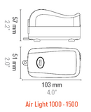 Sicce Airlight Silent Air Pump 60 - 90 L/H