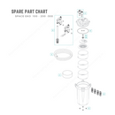 Sicce Whale & Space Eko Canister Spare Parts