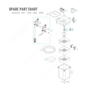 Sicce Whale & Space Eko Canister Spare Parts