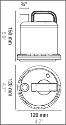 Sicce Ultra Zero Pump 3000 L/H Waterfall & Solid Handling